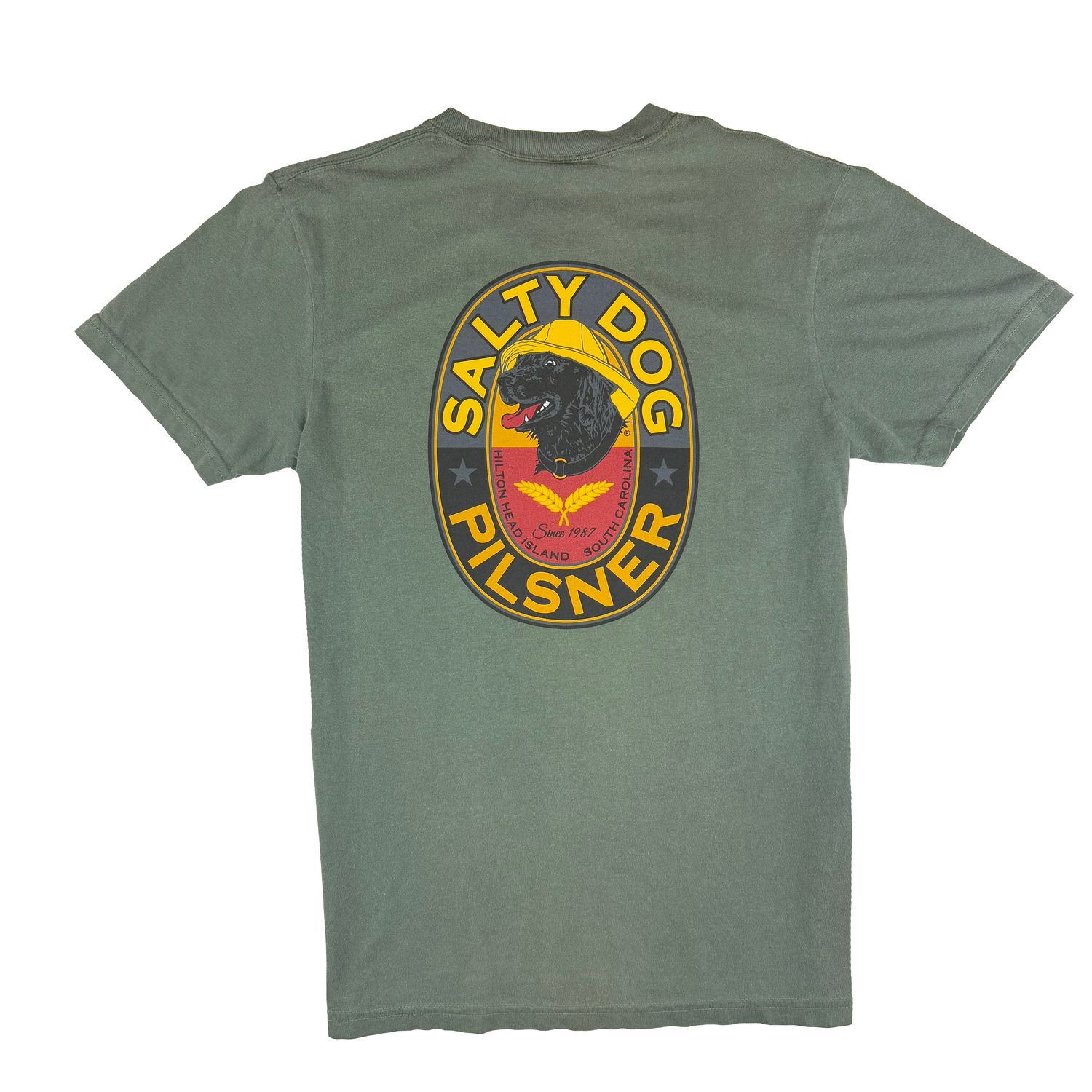 Pilsner Dog S/S Moss, Size: S