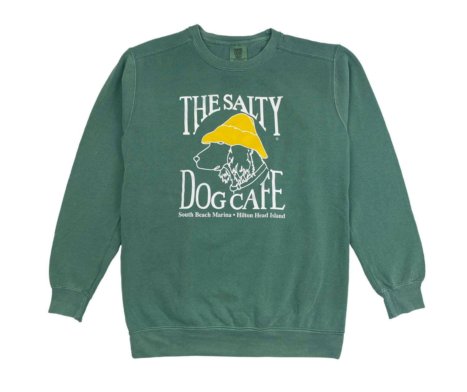 Sweatshirt-Stonewash Light Green, Size: S