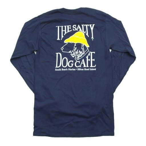 Hanes Beefy L/S Navy, Size: S