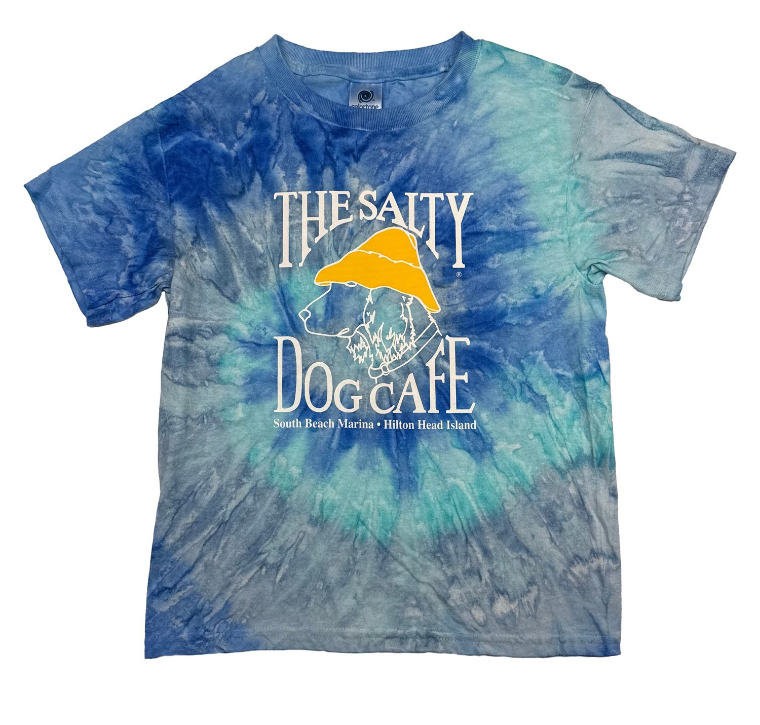 Youth Tie Dye S/S Blue Jerry, Size: XS (2-4)