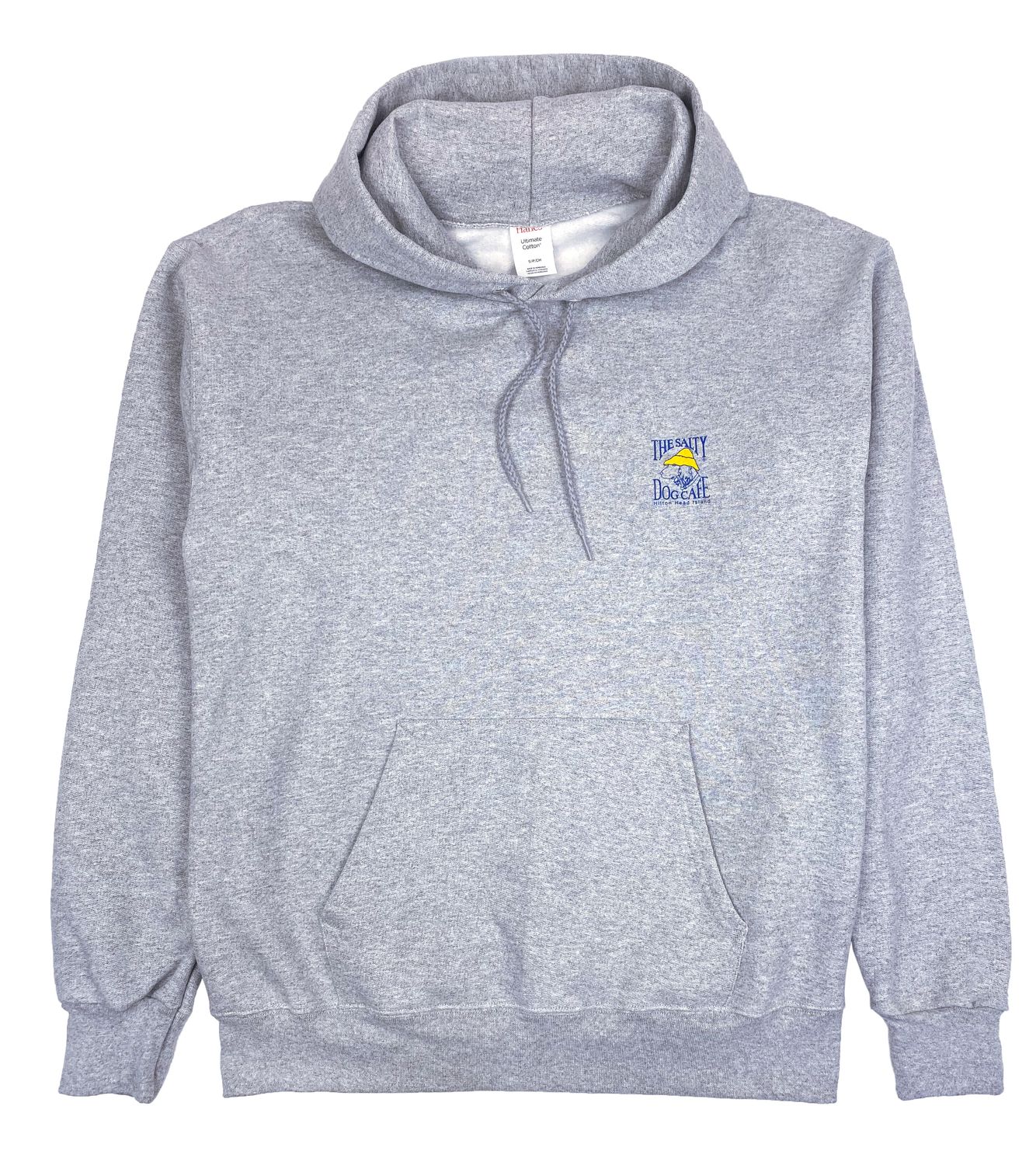 Hooded-Adult Hanes Light Steel, Size: S