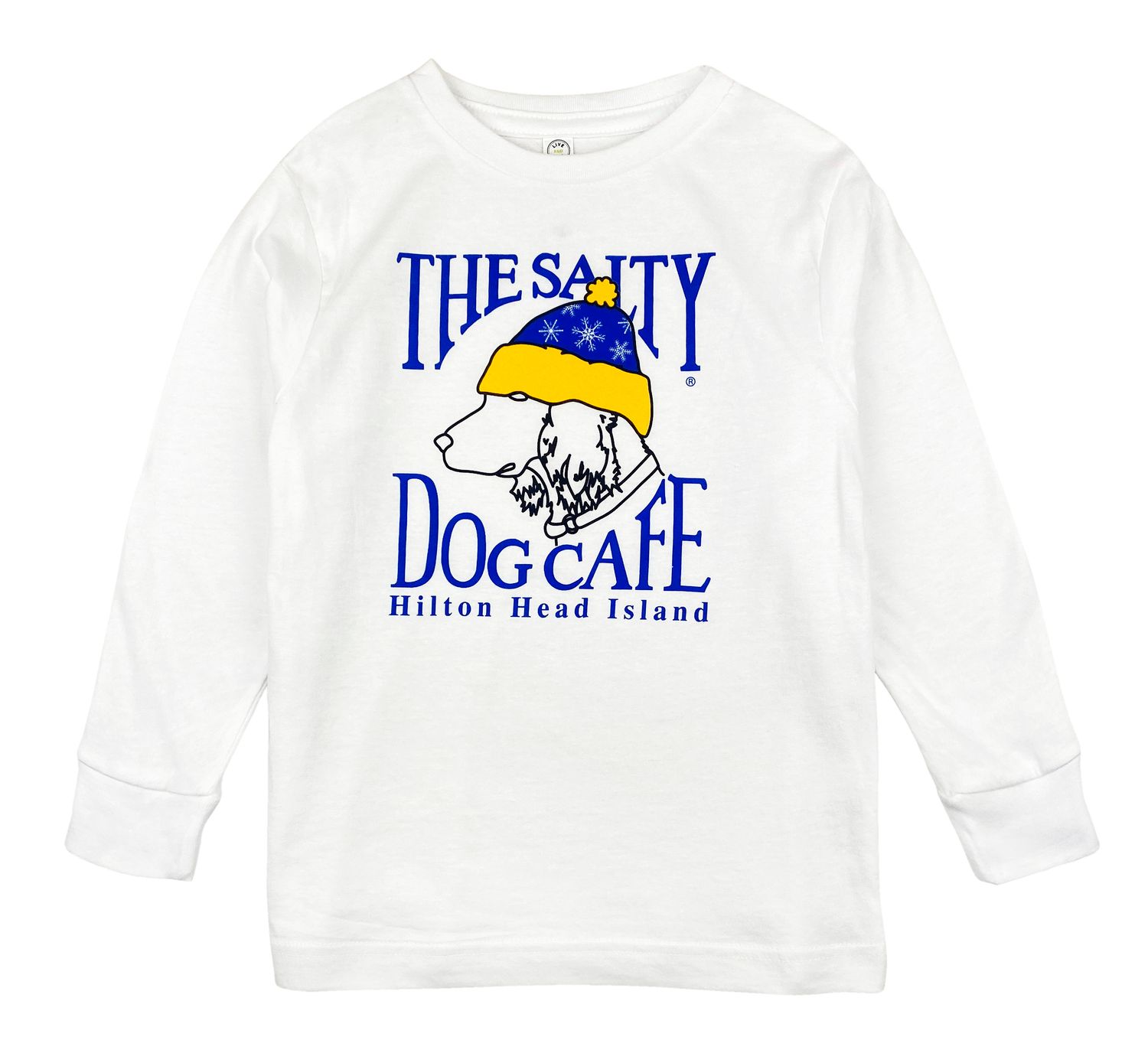 Youth Snow Dog L/S White, Size: XS (2-4)