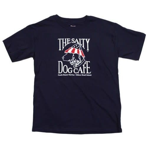 Youth Patriot Dog S/S Navy, Size: XS (2-4)