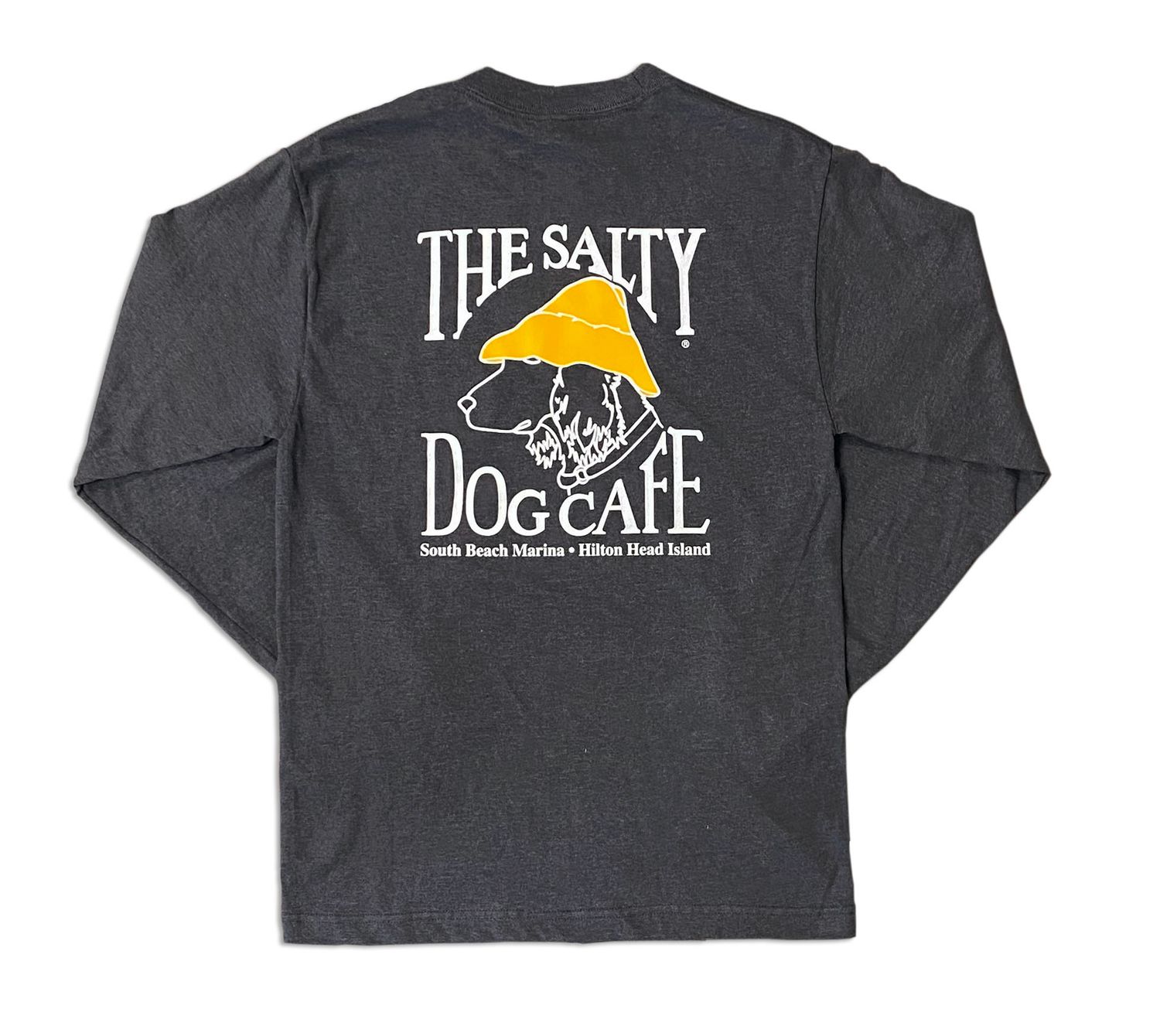 Hanes Beefy L/S Charcoal Heather, Size: S