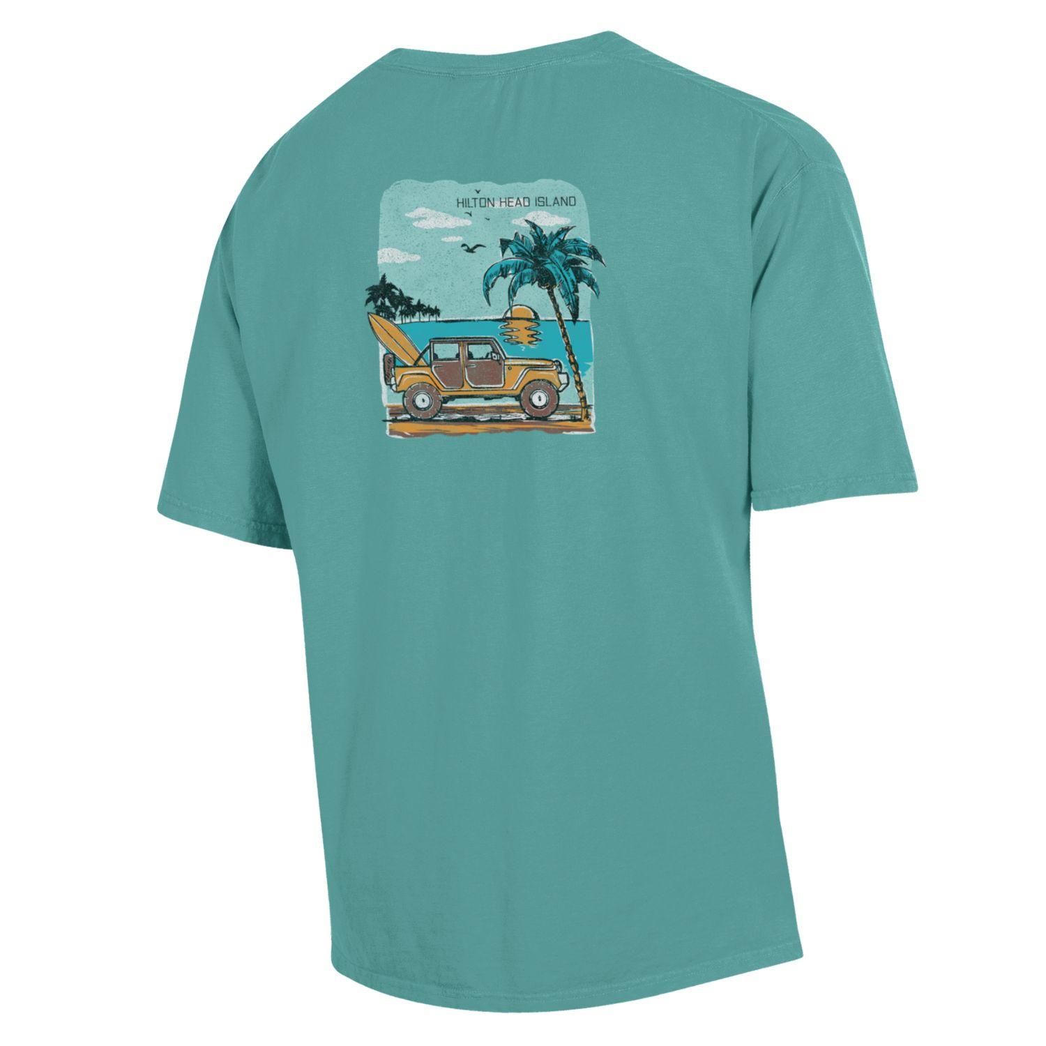 SBGS Beach Jeep S/S Spanish Moss, Size: S