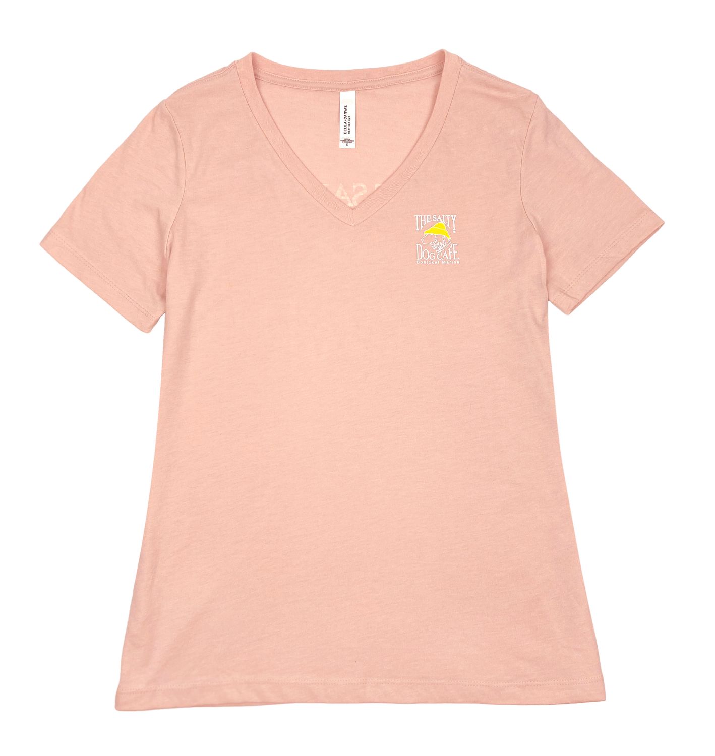 Charleston Women&#39;s V-Neck S/S Heather Peach, Size: S