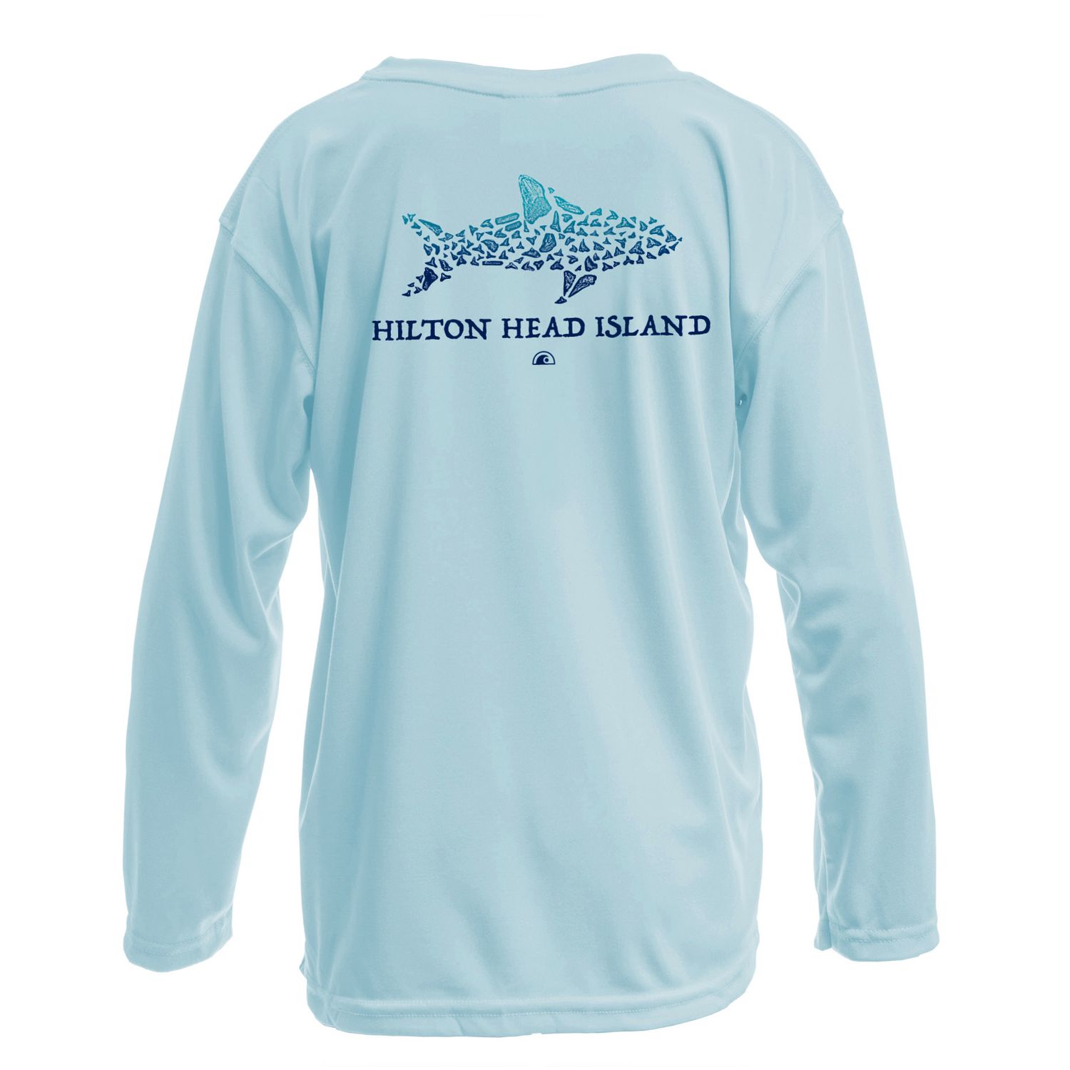 SBGS Youth Sublimated Shark L/S Arctic Blue, Size: S (6-8)