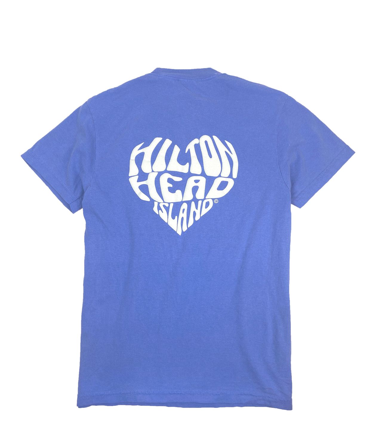 HHI Heart© Comfort Colors S/S Flo Blue, Size: S