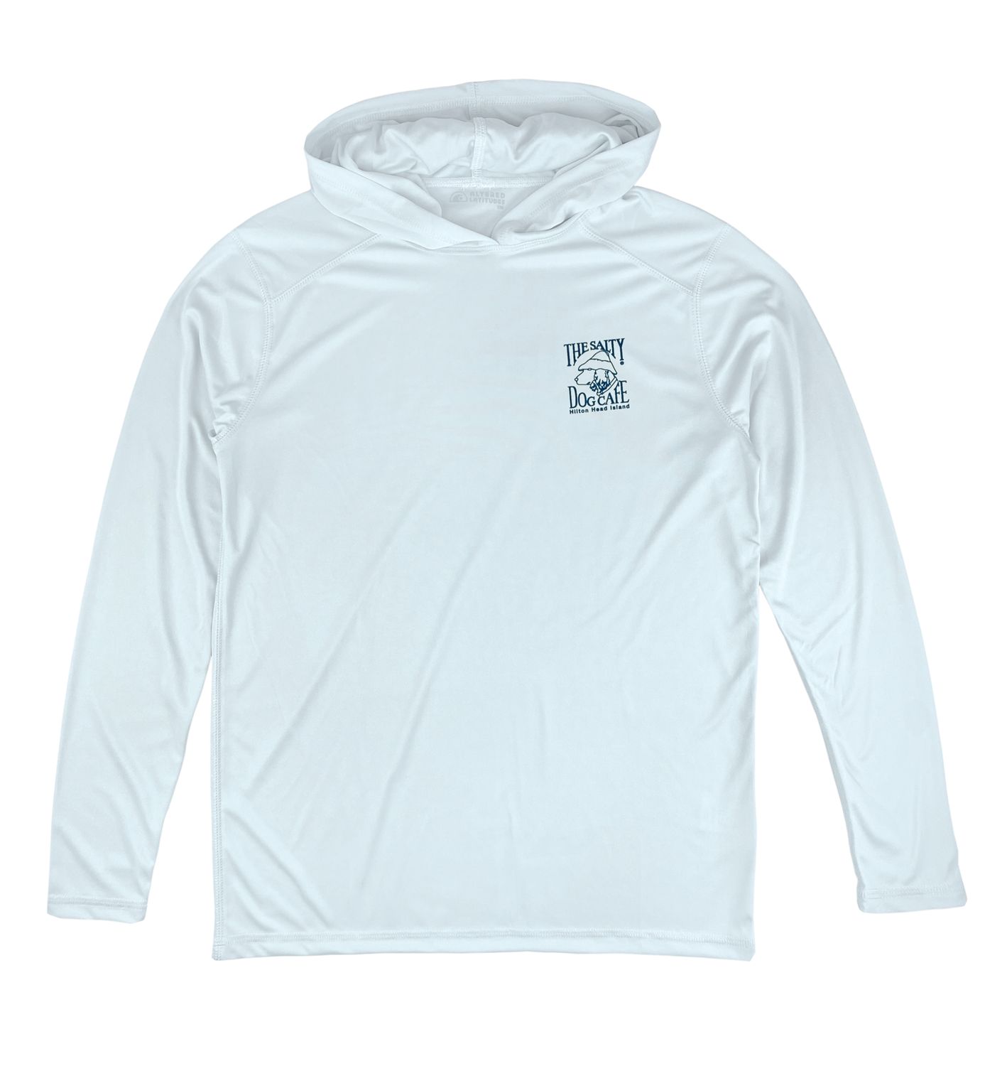 Hooded Performance L/S Pearl Grey, Size: S