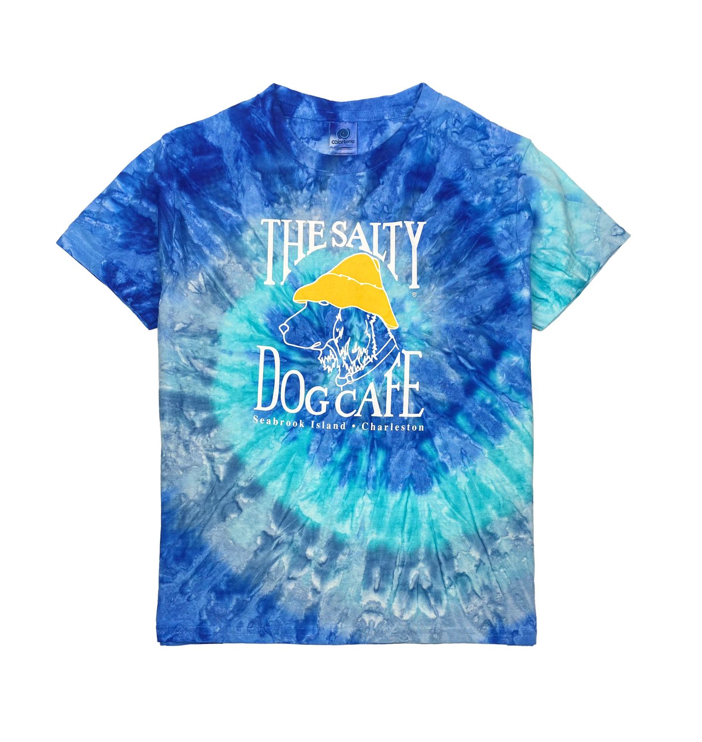 Charleston Youth Tie Dye S/S Blue Jerry, Size: XS (2-4)