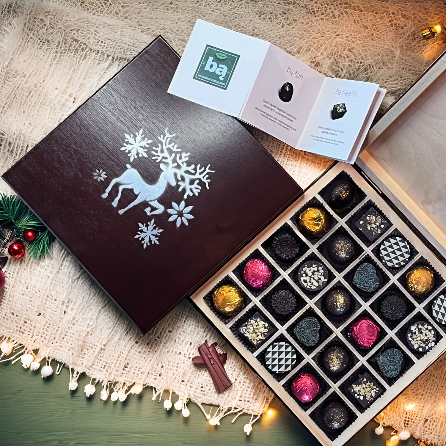 Christmas •Bą• WOOD  25 szt.