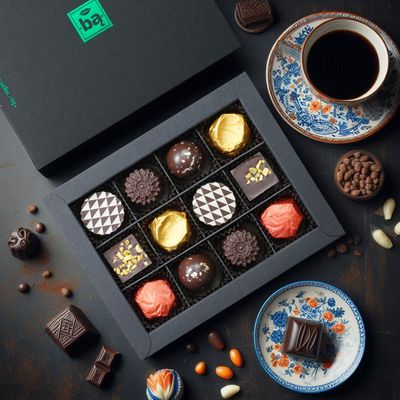 Czekoladki •Bą• BLACK 12 szt.