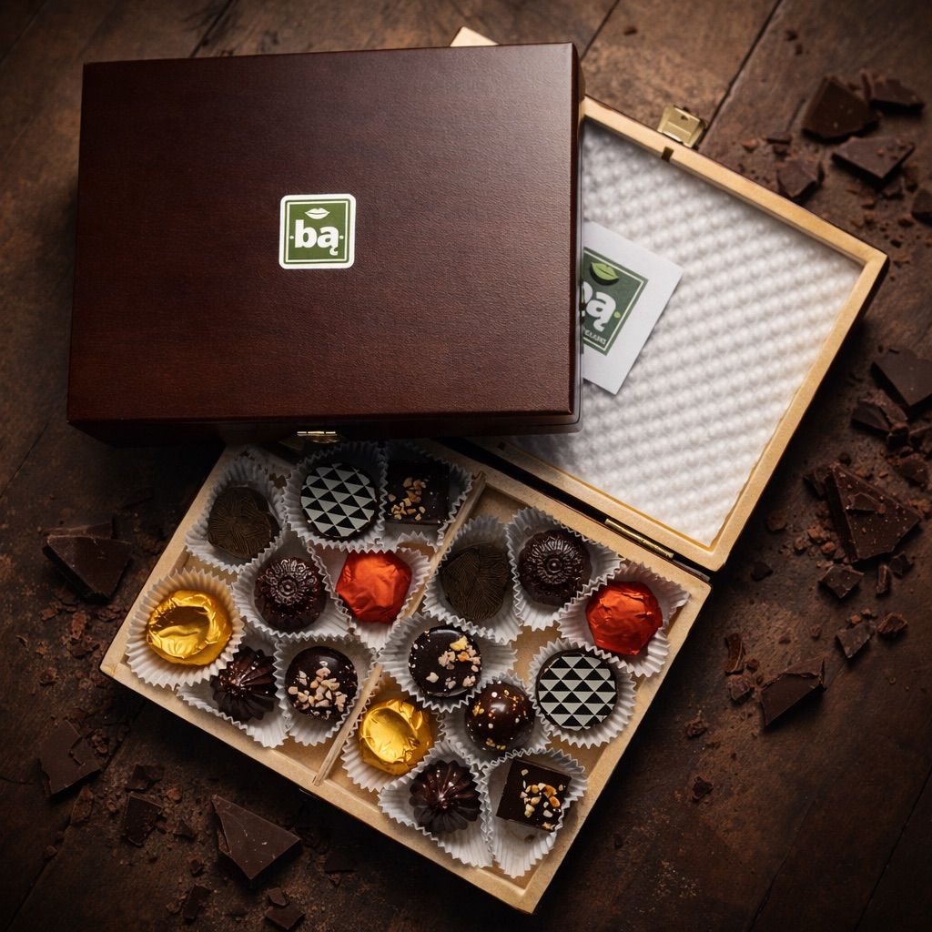 Chocolates •Bą• WOOD  18 pcs.