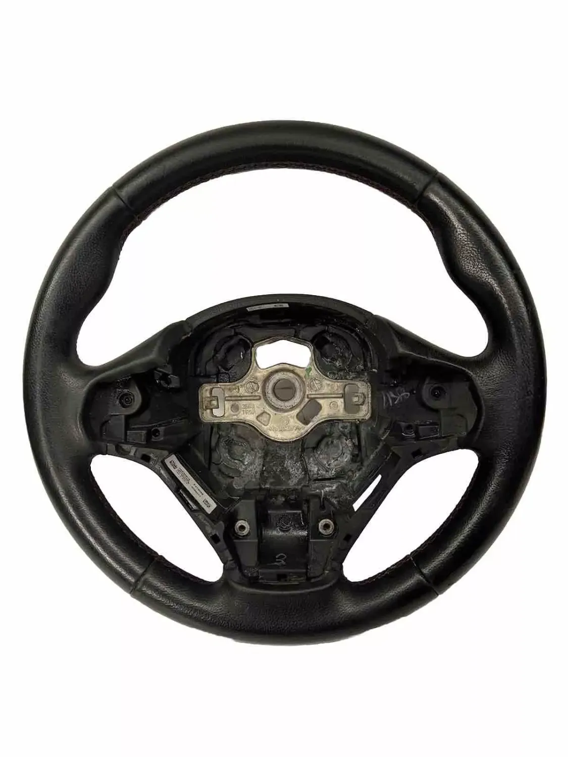BMW 3 SERIES F30 F31 BLACK LEATHER MULTIFUNCTION STEERING WHEEL 62560182D A2l4b7