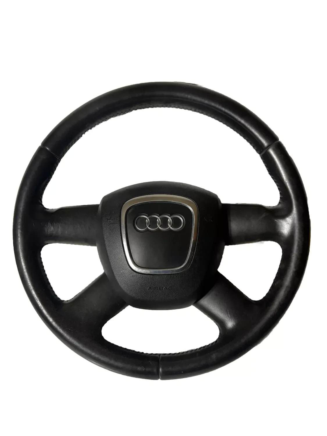 Steering wheel 8R0419091 8P7880201E 4 spokes leather Audi A3 8P 8R 2010