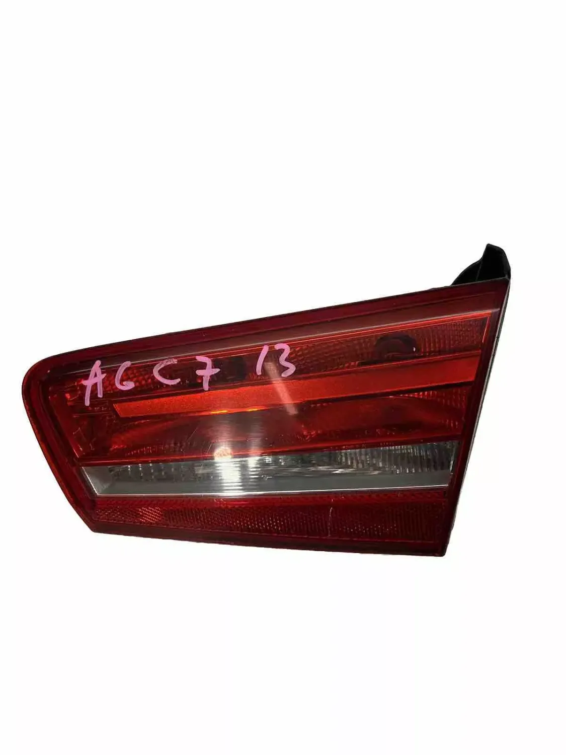 AUDI A6 C7 TAILLIGHT INNER RIGHT DRIVER SIDE SALOON 2013 4G5945094 A2l5b15s