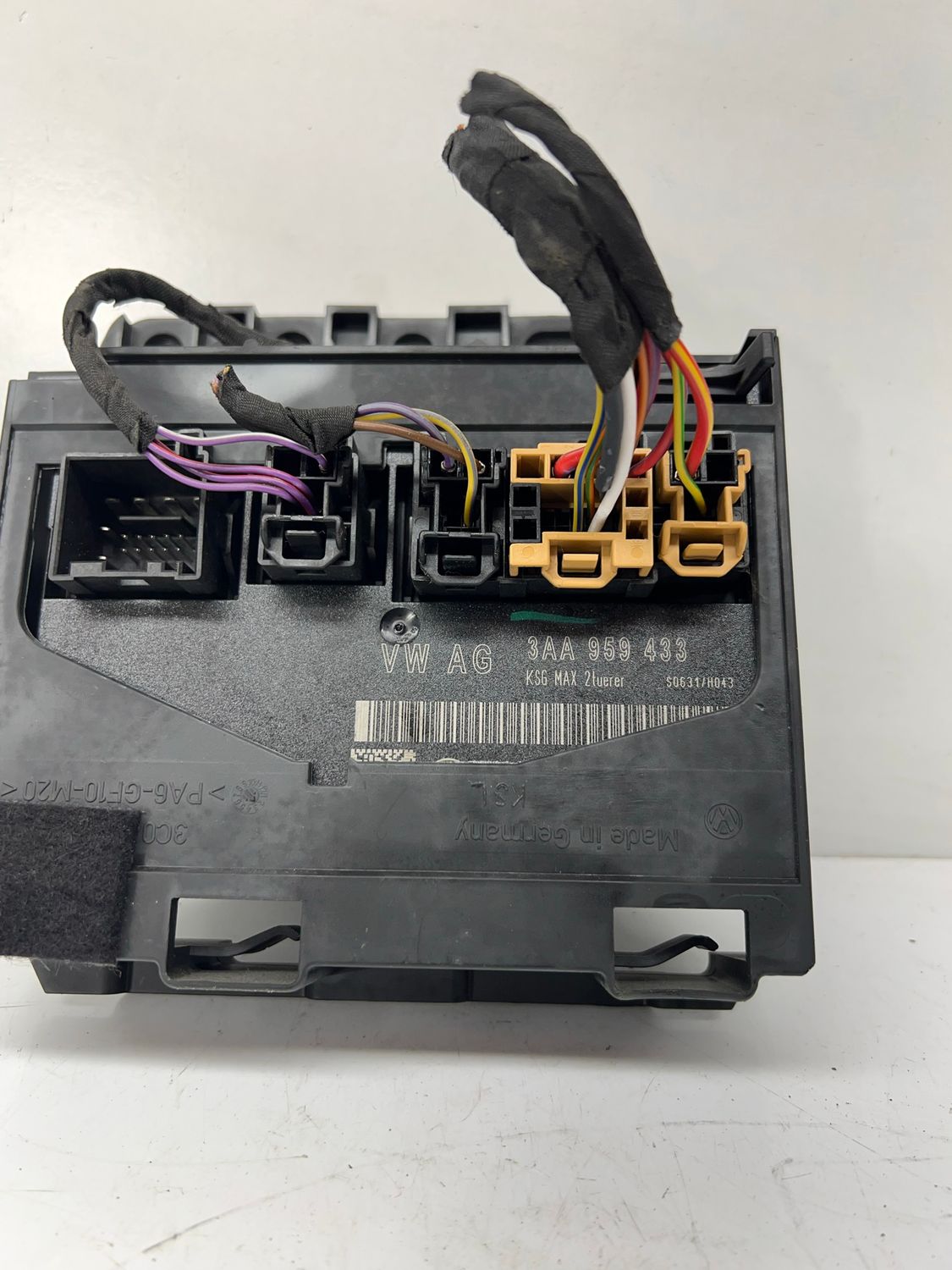 2012 VW PASSAT B7 BODY COMFORT CONTROL UNIT MODULE 3AA959433 A3l11b5s