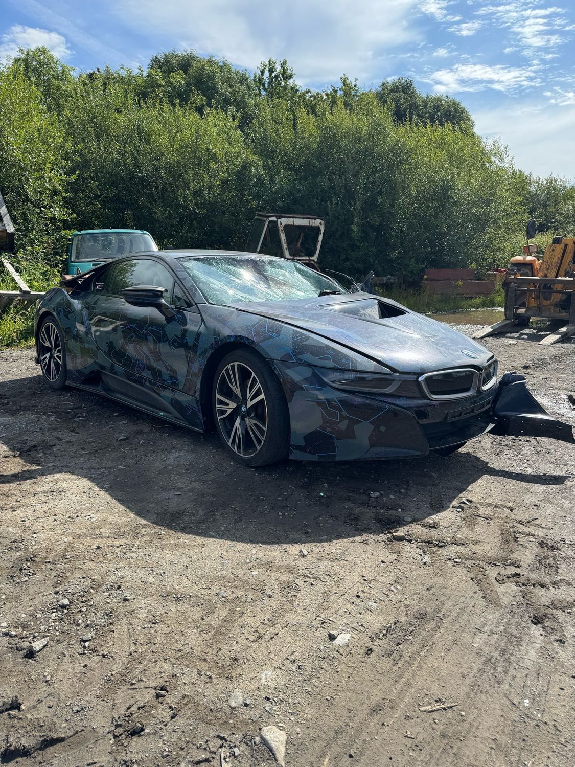 Breaking 2017 BMW i8 1.5L Hybrid Automatic B38K15A