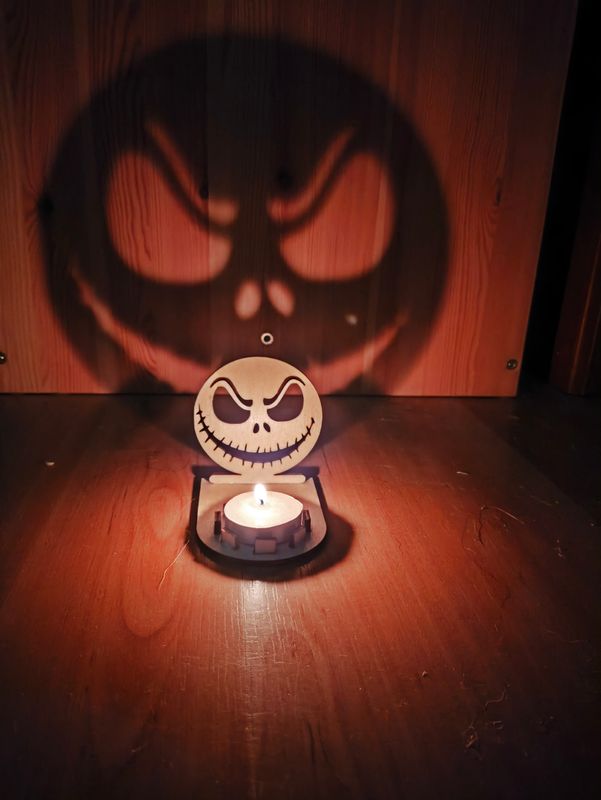 Portavelas Jack Skellington