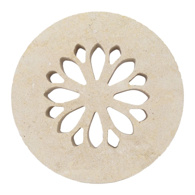 Griglia Aerazione Tonda con invito tondo 100 mm PEONIA