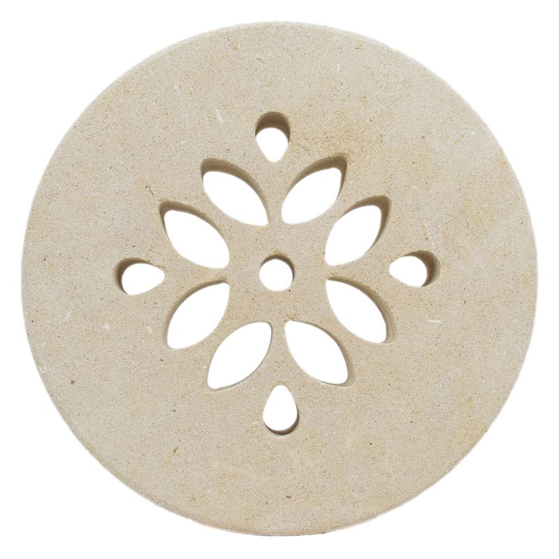 Griglia Aerazione Tonda con invito tondo 100 mm VERBENA