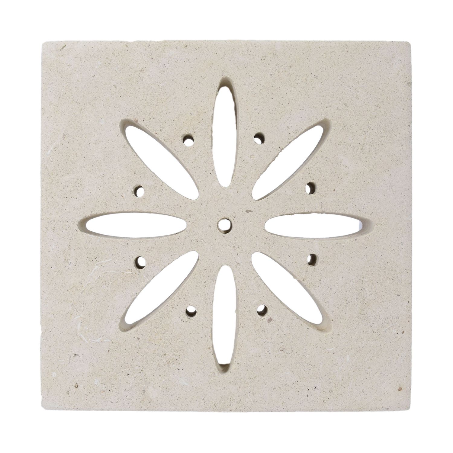 Griglia ventilazione Quadrata Semplice 100 mm ROSMARINO