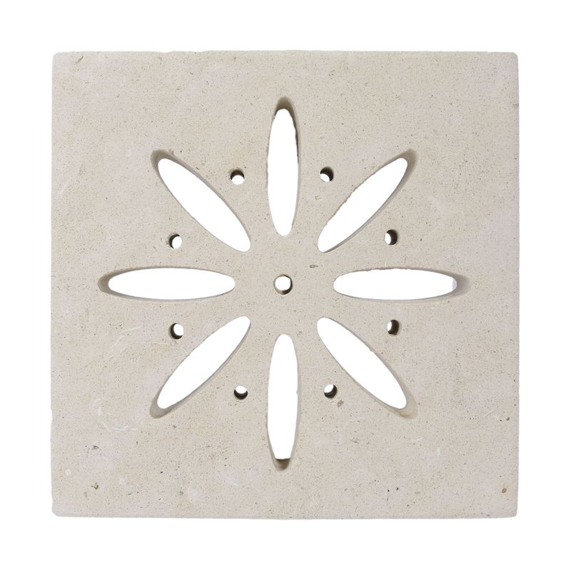 Griglia ventilazione Quadrata Semplice 100 mm ROSMARINO