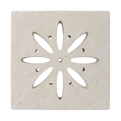 Griglia ventilazione Quadrata Semplice 100 mm ROSMARINO