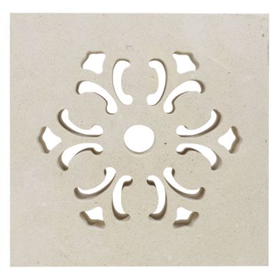 Griglia ventilazione Quadrata Semplice 100 mm ROSA CANINA