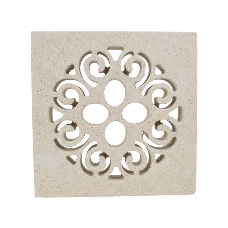 Griglia ventilazione Quadrata Semplice 120mm CAMELIA