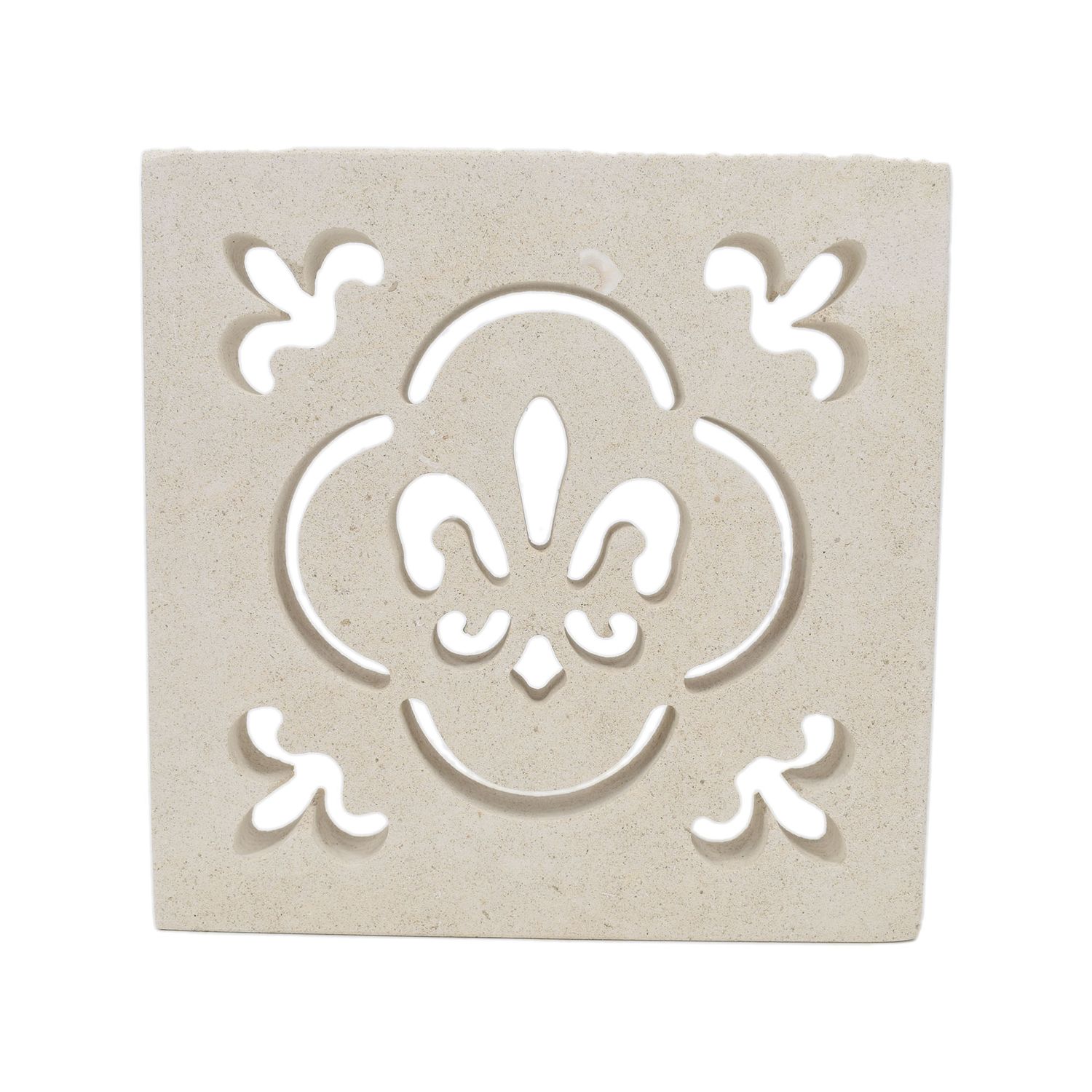 Griglia ventilazione Quadrata Semplice 100 mm  FIORE