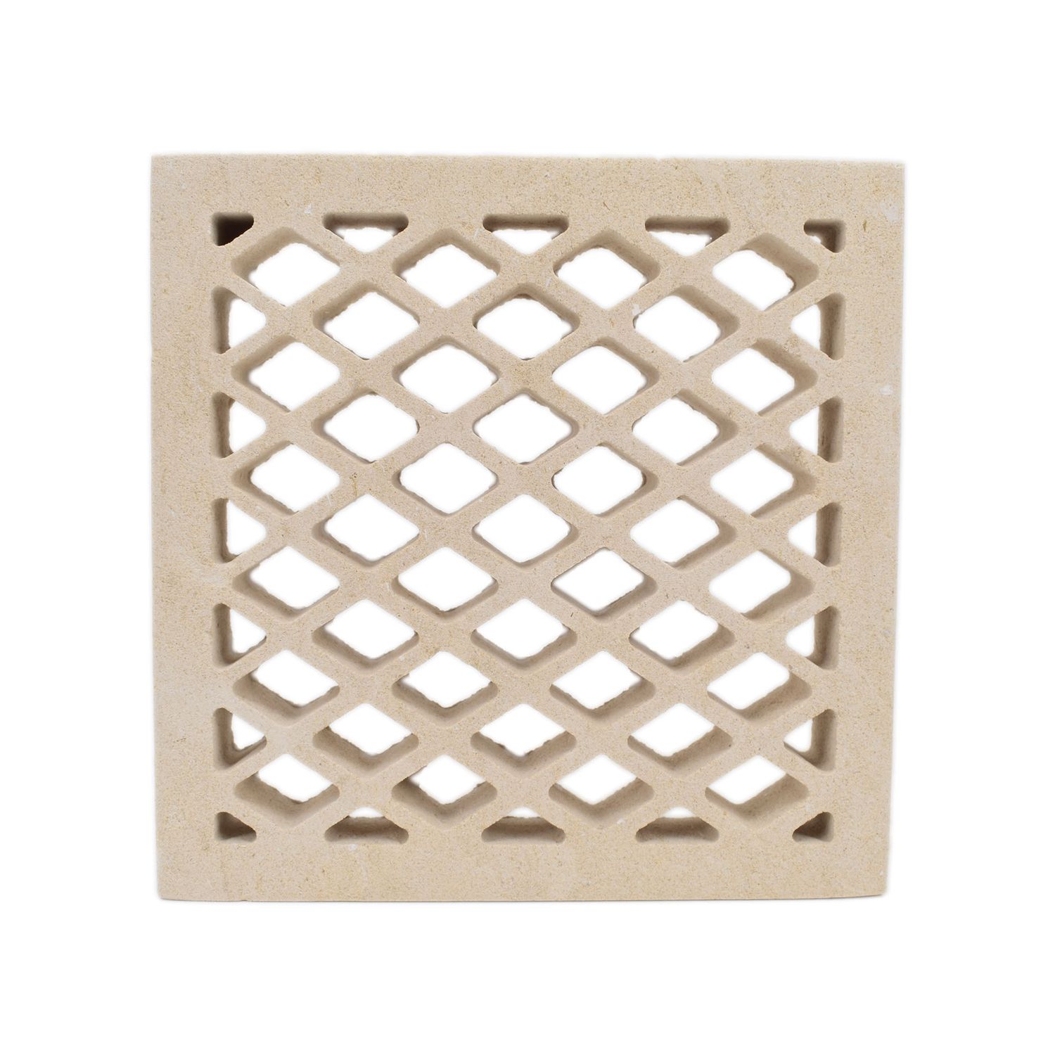 Griglia ventilazione Quadrata Semplice 100 mm  MELOGRANO