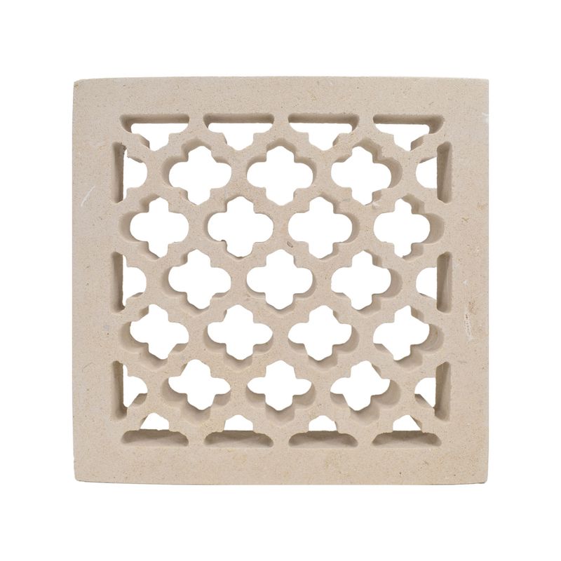 Griglia ventilazione Quadrata Semplice 100 mm  VENTO DI SOLE