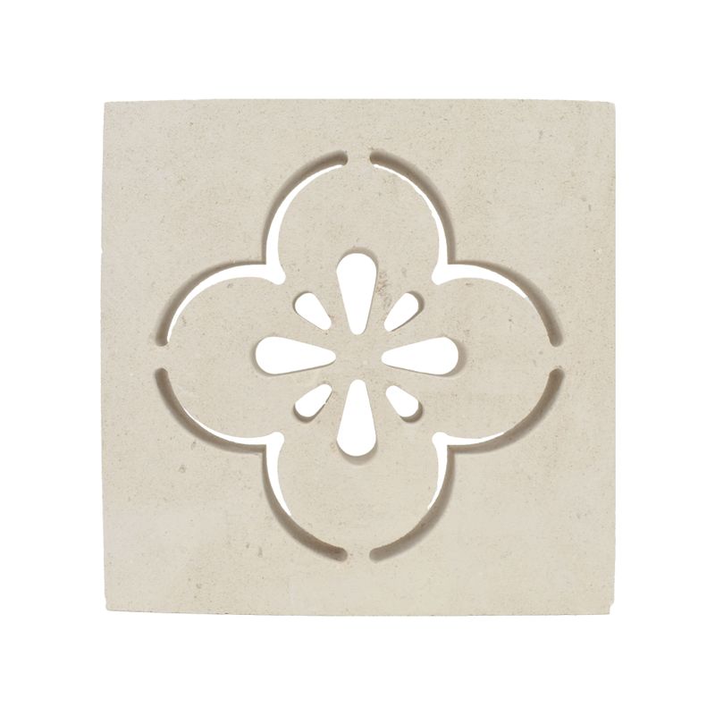 Griglia ventilazione Quadrata Semplice 100 mm  ACERO