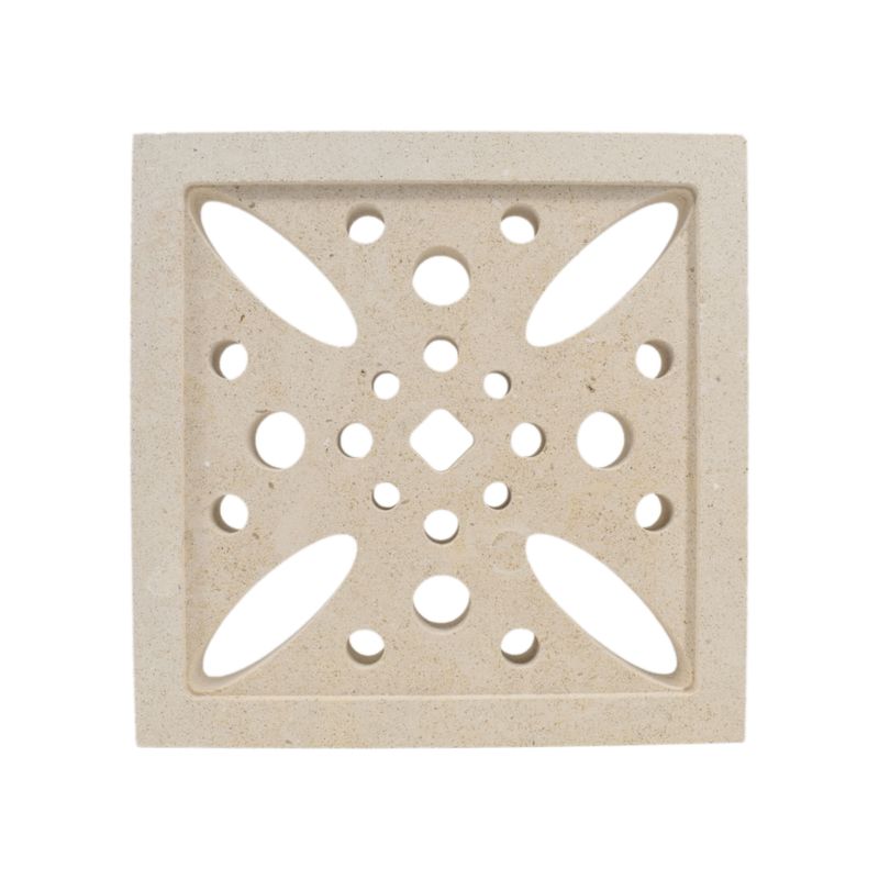 Griglia ventilazione Quadrata Semplice 100 mm  LUCE D&#39;ORIENTE