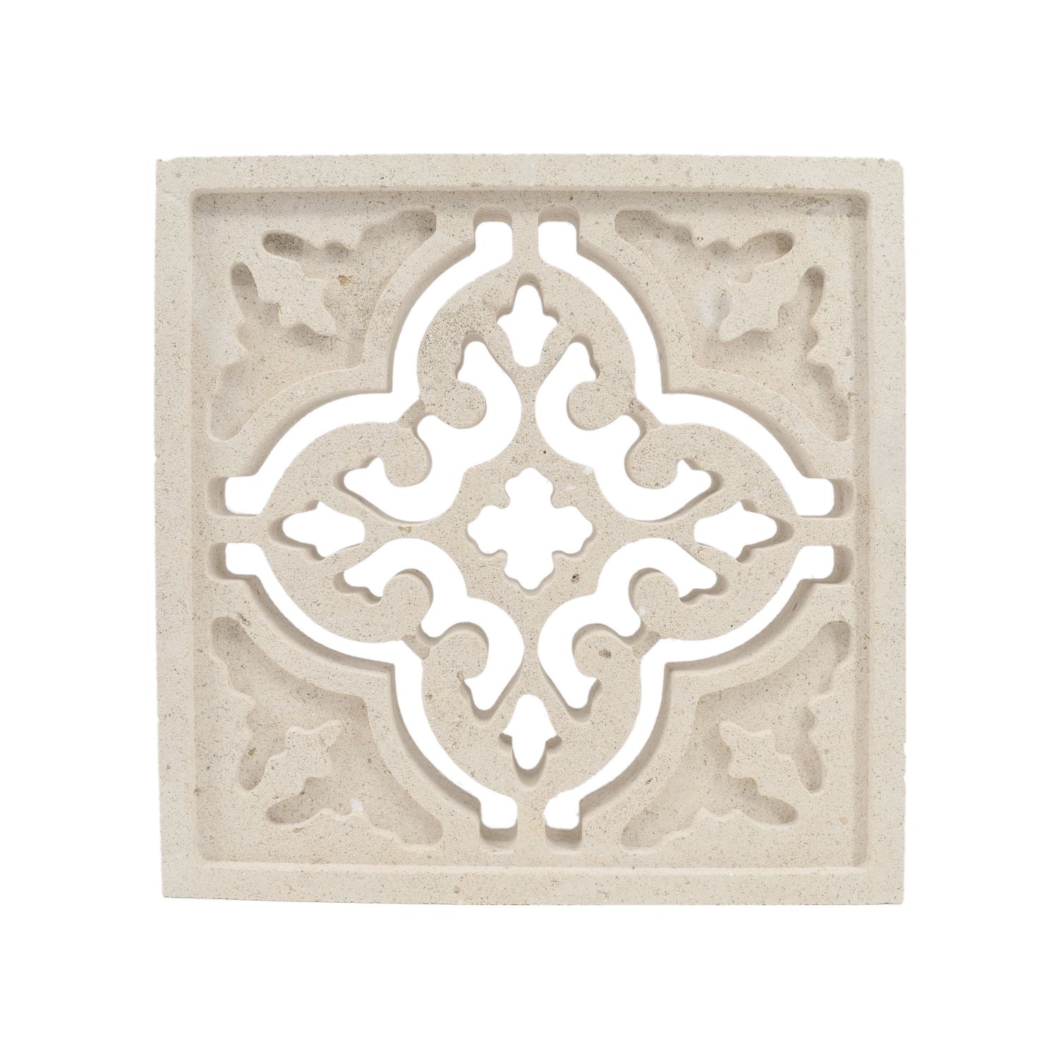 Griglia ventilazione Quadrata Semplice 100 mm  FIOR DI PIETRA