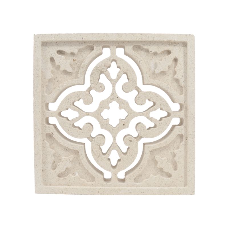 Griglia ventilazione Quadrata Semplice 100 mm  FIOR DI PIETRA