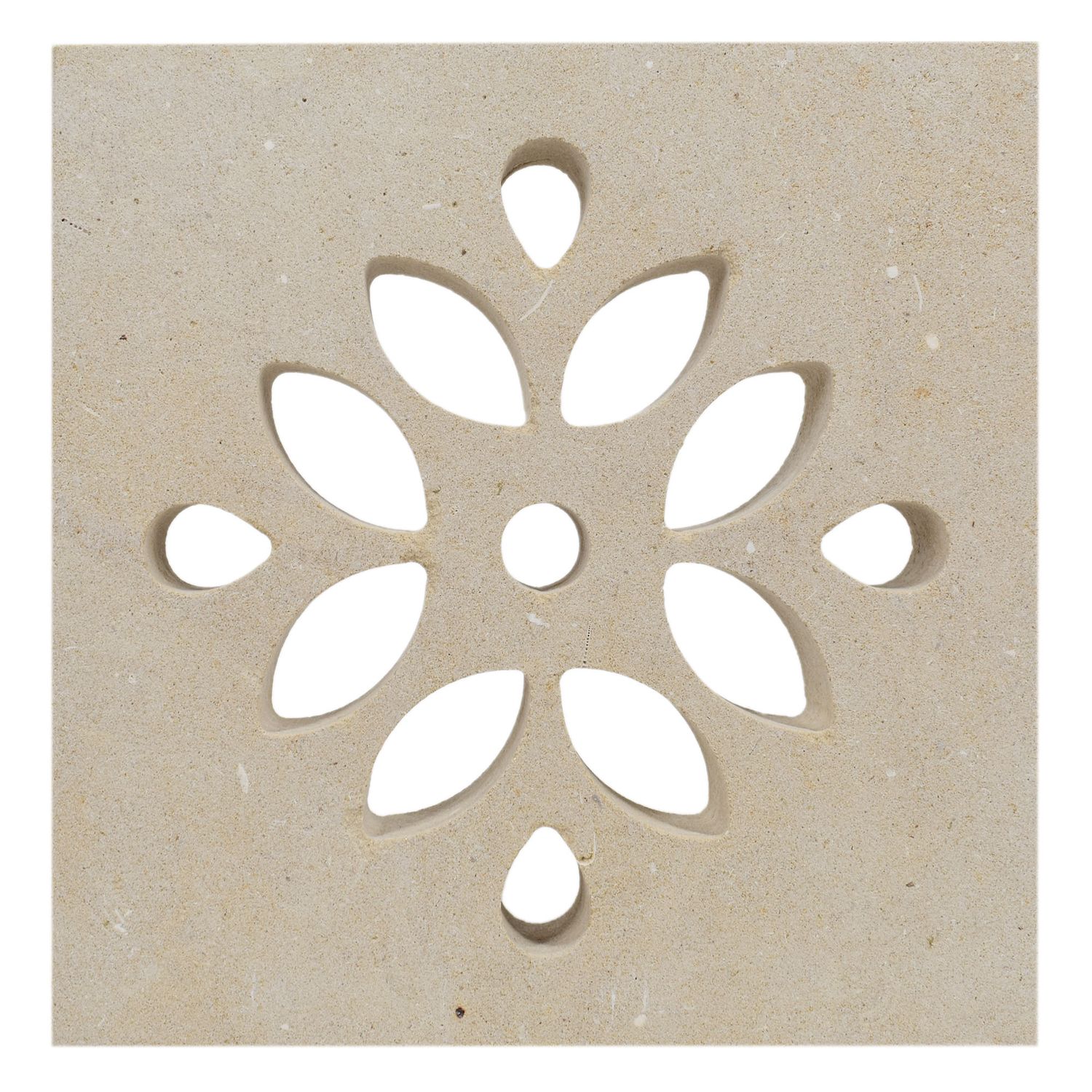 Griglia ventilazione Quadrata Semplice 100 mm  VERBENA