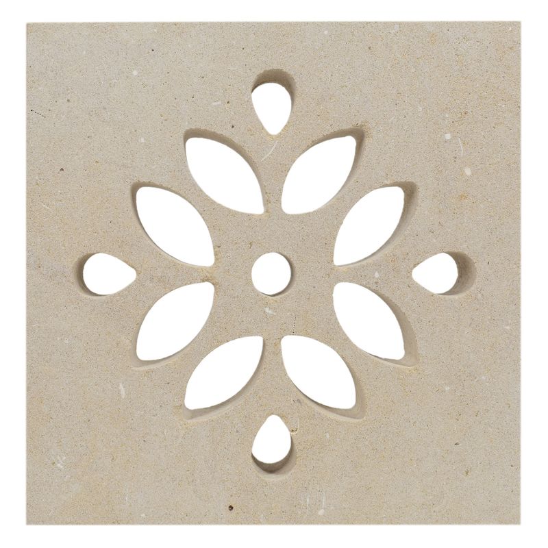 Griglia ventilazione Quadrata Semplice 100 mm  VERBENA