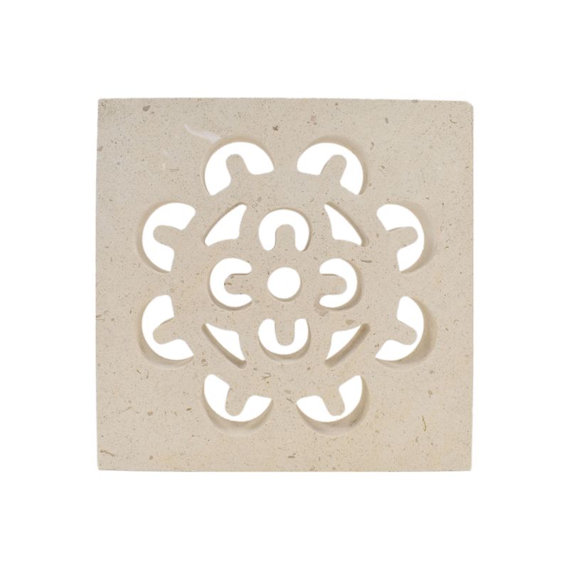 Griglia ventilazione Quadrata Semplice 100 mm  PISTACCHIO