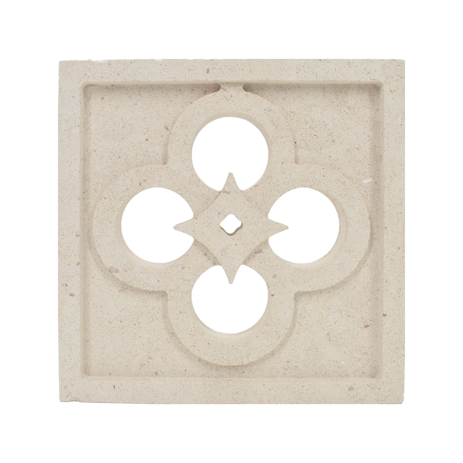 Griglia ventilazione Quadrata Semplice 100 mm  NINFEA