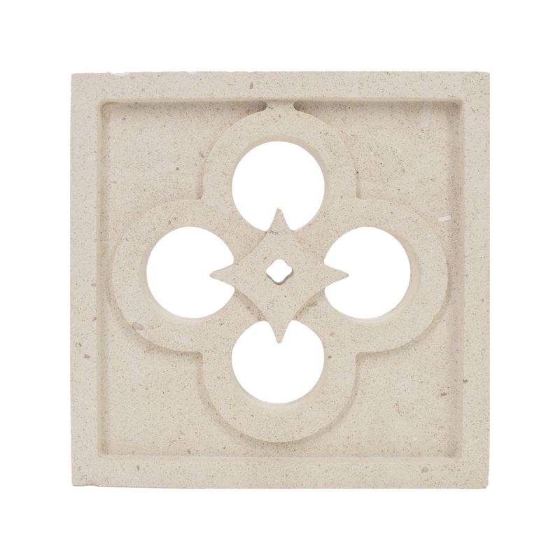 Griglia ventilazione Quadrata Semplice 100 mm  NINFEA