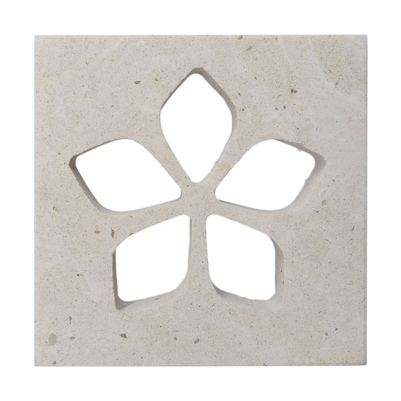 Griglia ventilazione Quadrata Semplice 100 mm  FOGLIA