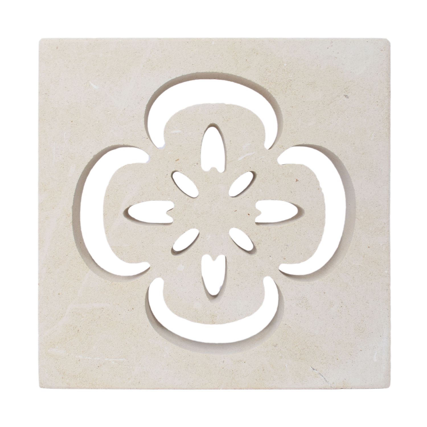 Griglia ventilazione Quadrata Semplice 100 mm  LIMONE