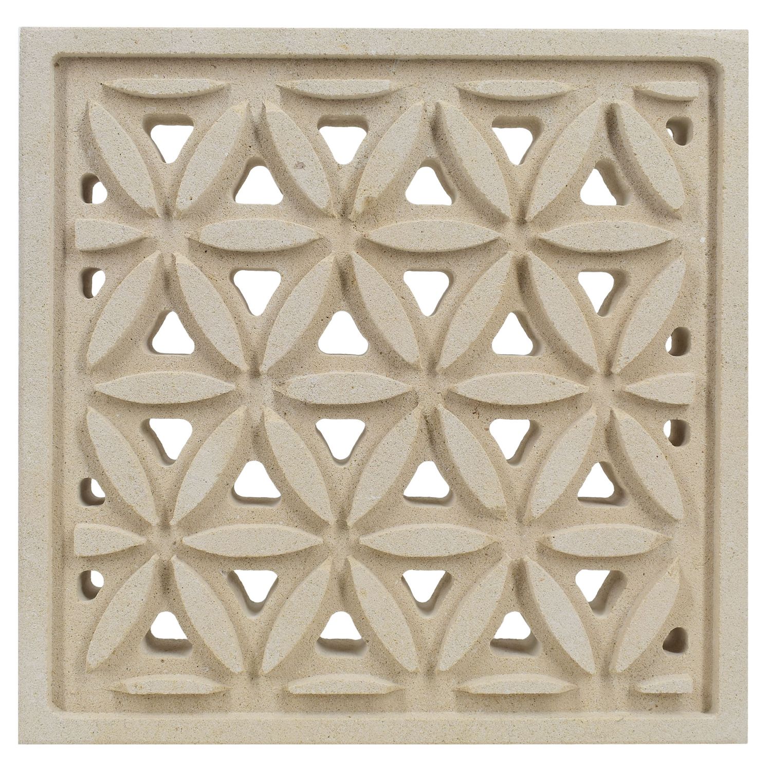 Griglia ventilazione Quadrata Semplice 100 mm  SIEPE