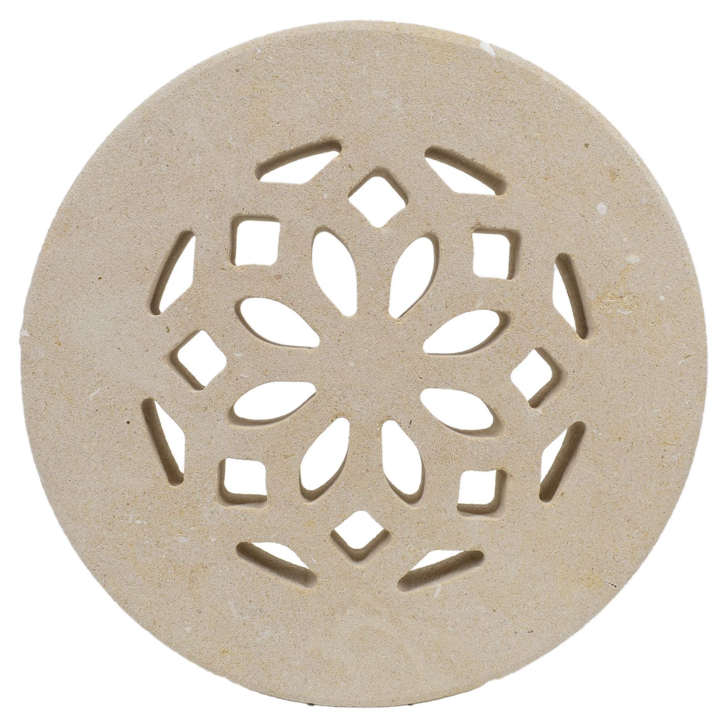 Griglia Aerazione Tonda con invito tondo 100 mm BEGONIA