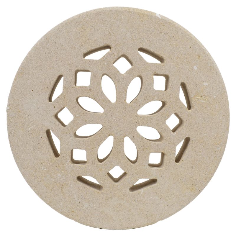 Griglia Aerazione Tonda con invito tondo 100 mm BEGONIA