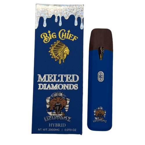 BIG CHIEF: 2grams Melted Diamonds Disposable Vape - Uzumaki HYBRID
