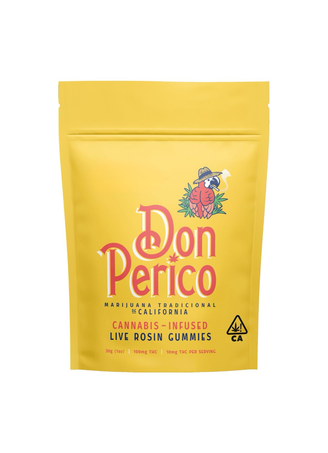 Don Perico: Live Rosin Infused Gummies Fresa 100mg