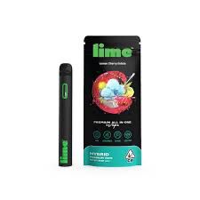 Lime Disposable Vape 1g Lemon Cherry Gelato HYBRID